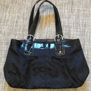 Coach Black Tote Bag L1161-F18743